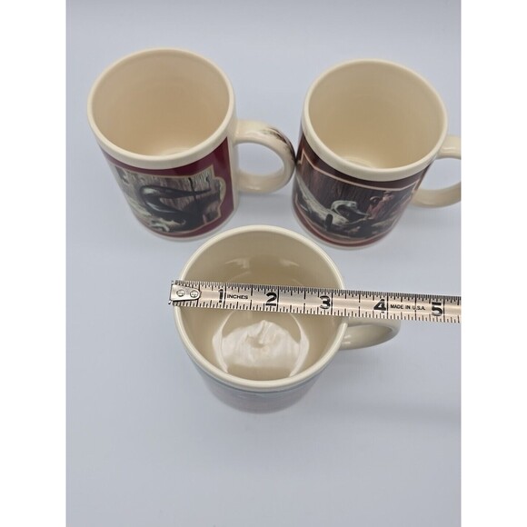 Vintagr Otagiri 1995 Donald Boncela Duck Decoy Coffee Mugs Set of 3 Enesco - Picture 7 of 12